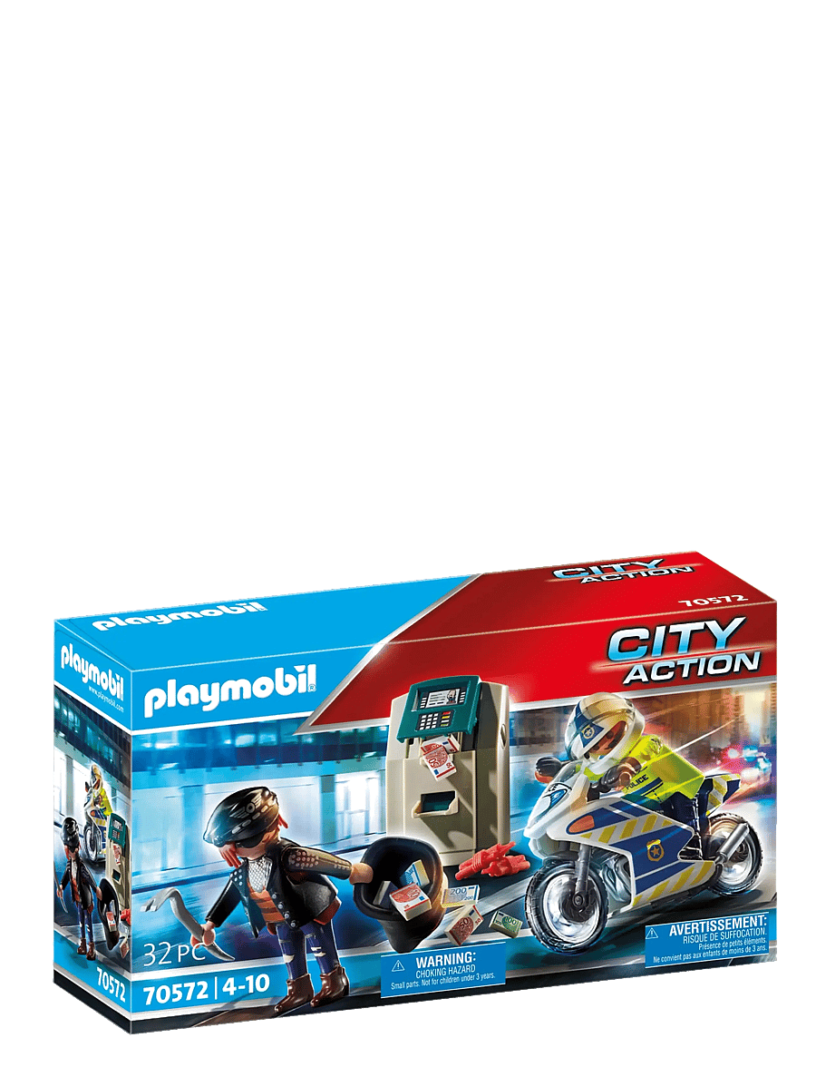 PLAYMOBIL - Bank Robber Chase - playmobil city action - multicolored - 0