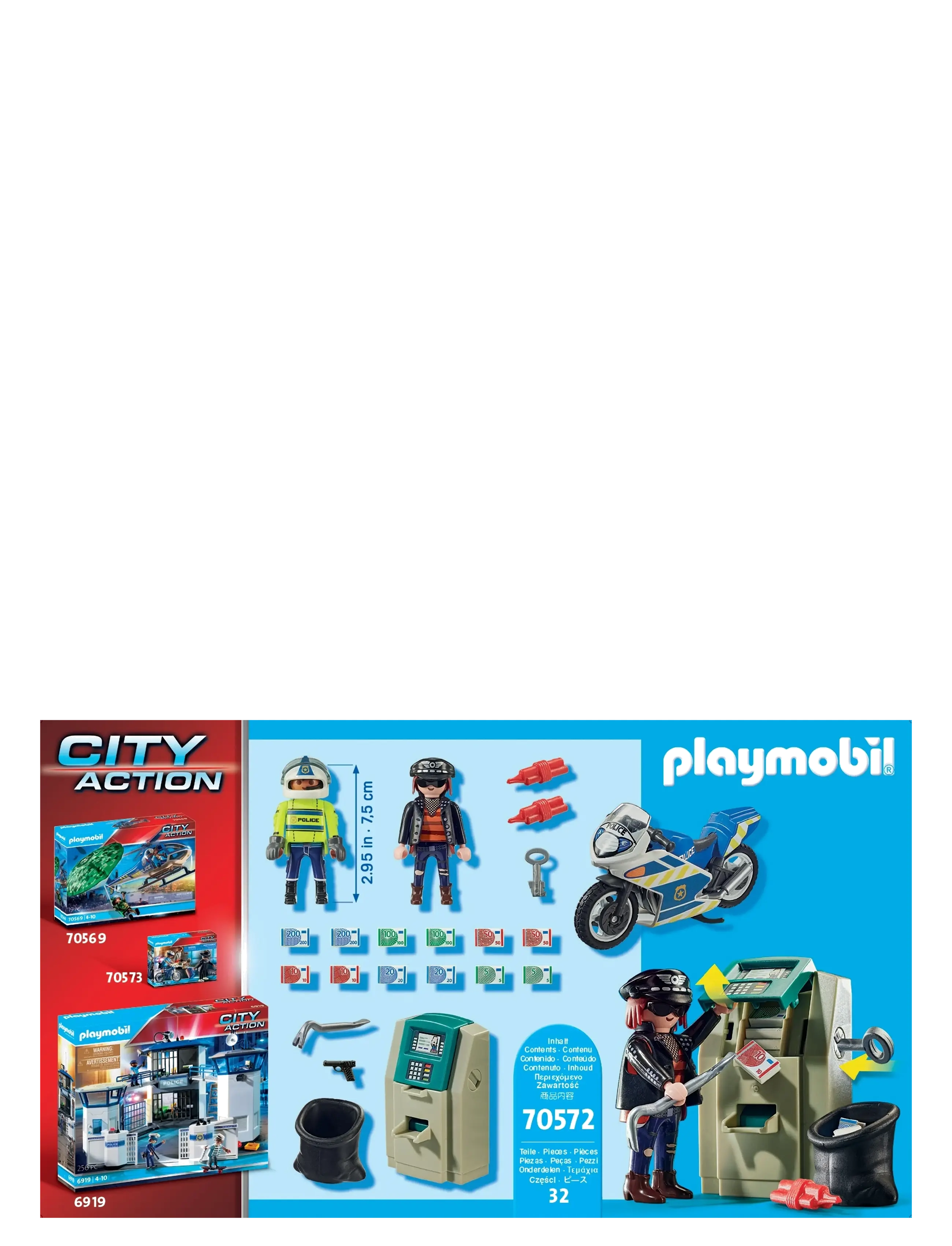 PLAYMOBIL - Bank Robber Chase - playmobil city action - multicolored - 2