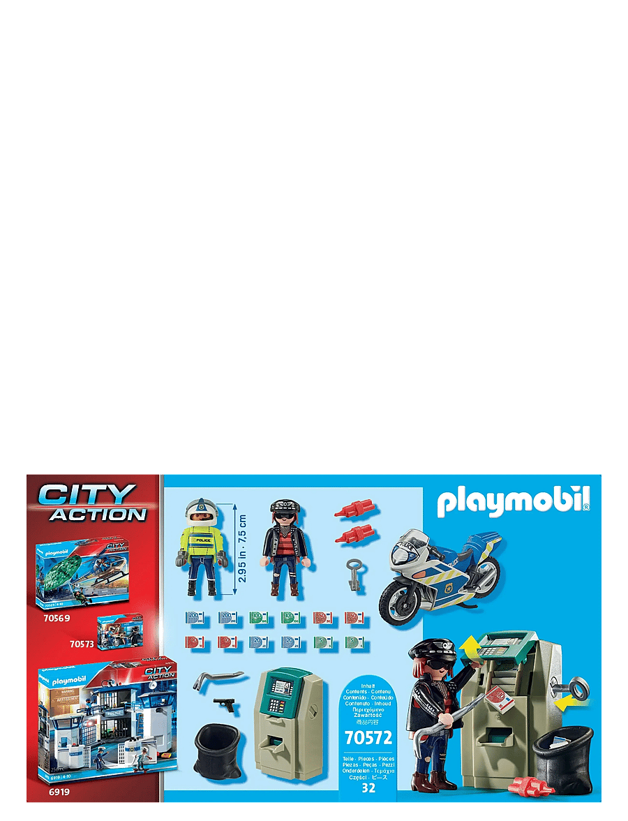 PLAYMOBIL - Bank Robber Chase - playmobil city action - multicolored - 1