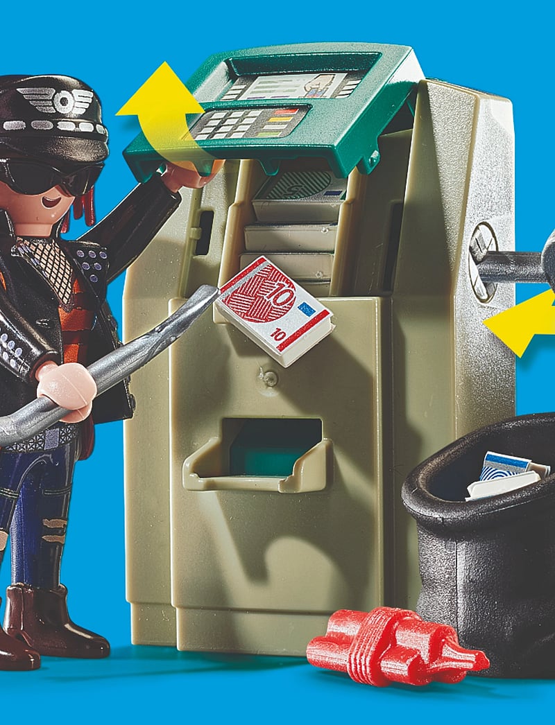 PLAYMOBIL - PLAYMOBIL City Action Bank Robber Chase - 70572 - playmobil city action - multicolored - 5