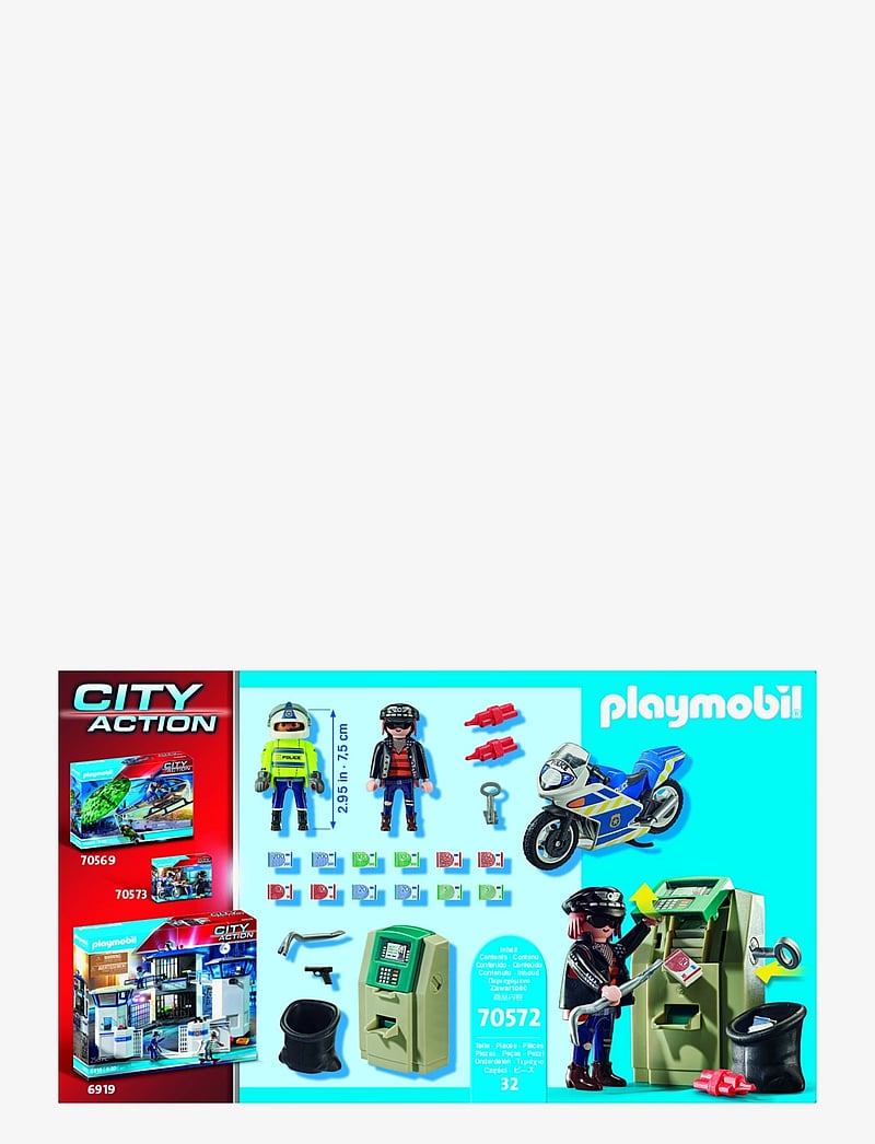 PLAYMOBIL - PLAYMOBIL City Action Bank Robber Chase - 70572 - playmobil city action - multicolored - 2