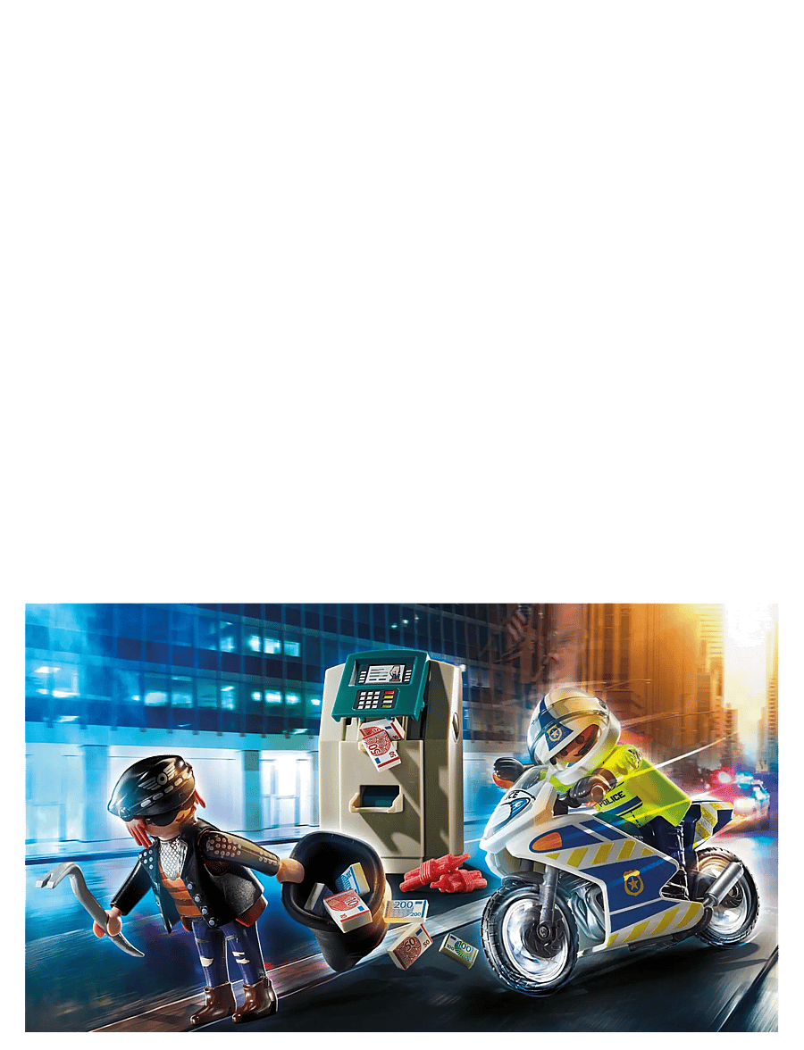 PLAYMOBIL - Bank Robber Chase - playmobil city action - multicolored - 3