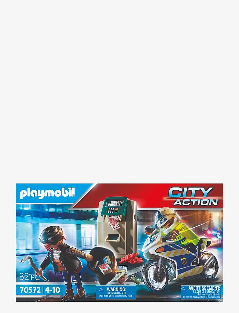 PLAYMOBIL - PLAYMOBIL City Action Bank Robber Chase - 70572 - playmobil city action - multicolored - 4