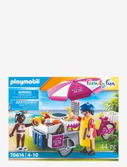 PLAYMOBIL - PLAYMOBIL Family Fun Crêpe Cart - 70614 - playmobil family fun - multicolored - 6