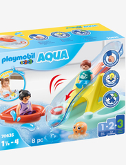 PLAYMOBIL - PLAYMOBIL 1.2.3 Aqua Water Seesaw with Boat - 70635 - playmobil 1.2.3 - multicolored - 2