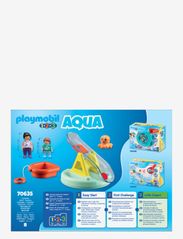 PLAYMOBIL - PLAYMOBIL 1.2.3 Aqua Badö med vattenrutschkana - 70635 - playmobil 1.2.3 - multicolored - 3