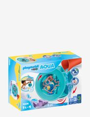 PLAYMOBIL - PLAYMOBIL 1.2.3 Aqua Water Wheel with Baby Shark - 70636 - playmobil 1.2.3 - multicolored - 2