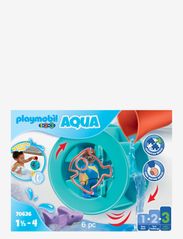 PLAYMOBIL - PLAYMOBIL 1.2.3 Aqua Vattenhjul med hajunge - 70636 - playmobil 1.2.3 - multicolored - 3