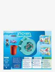 PLAYMOBIL - PLAYMOBIL 1.2.3 Aqua Water Wheel with Baby Shark - 70636 - playmobil 1.2.3 - multicolored - 4