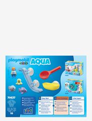 PLAYMOBIL - PLAYMOBIL 1.2.3 Aqua Water Slide with Sea Animals - 70637 - playmobil 1.2.3 - multicolored - 4