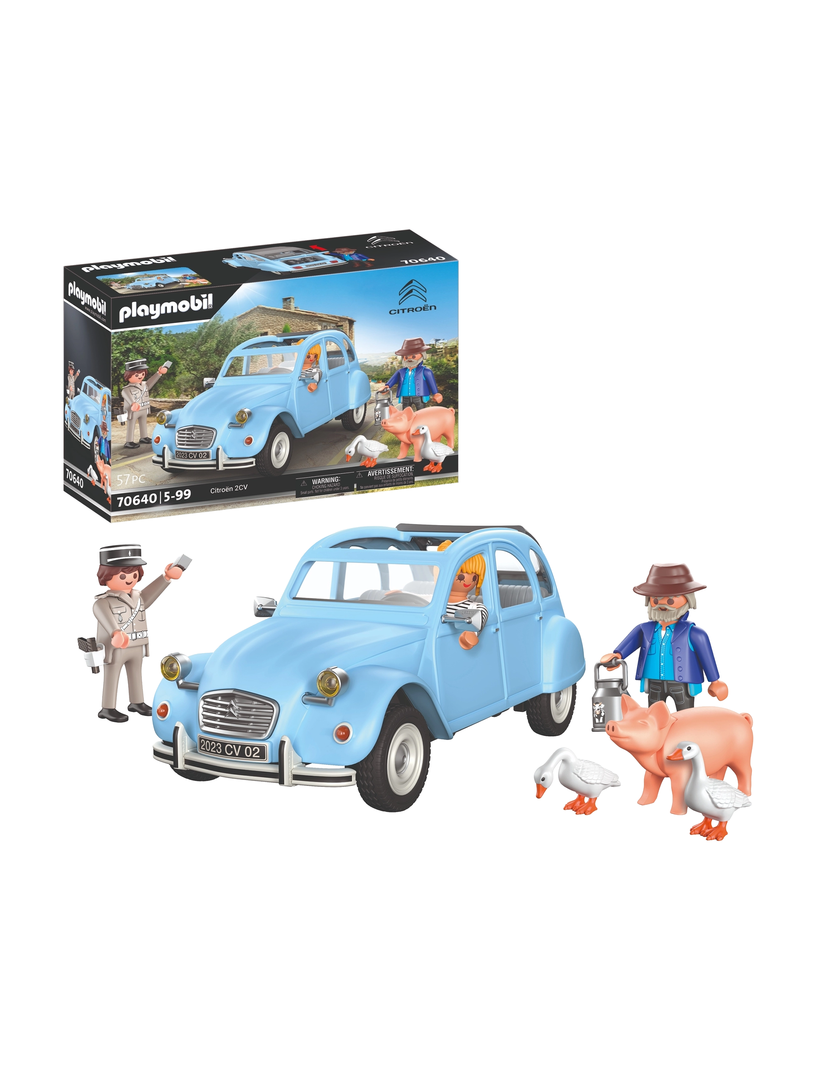 PLAYMOBIL Playmobil Classic Cars Citroën 2Cv - 70640, One Size, Multi/patterned, Playmobil Legetøj > Playmobil Vw, Børn