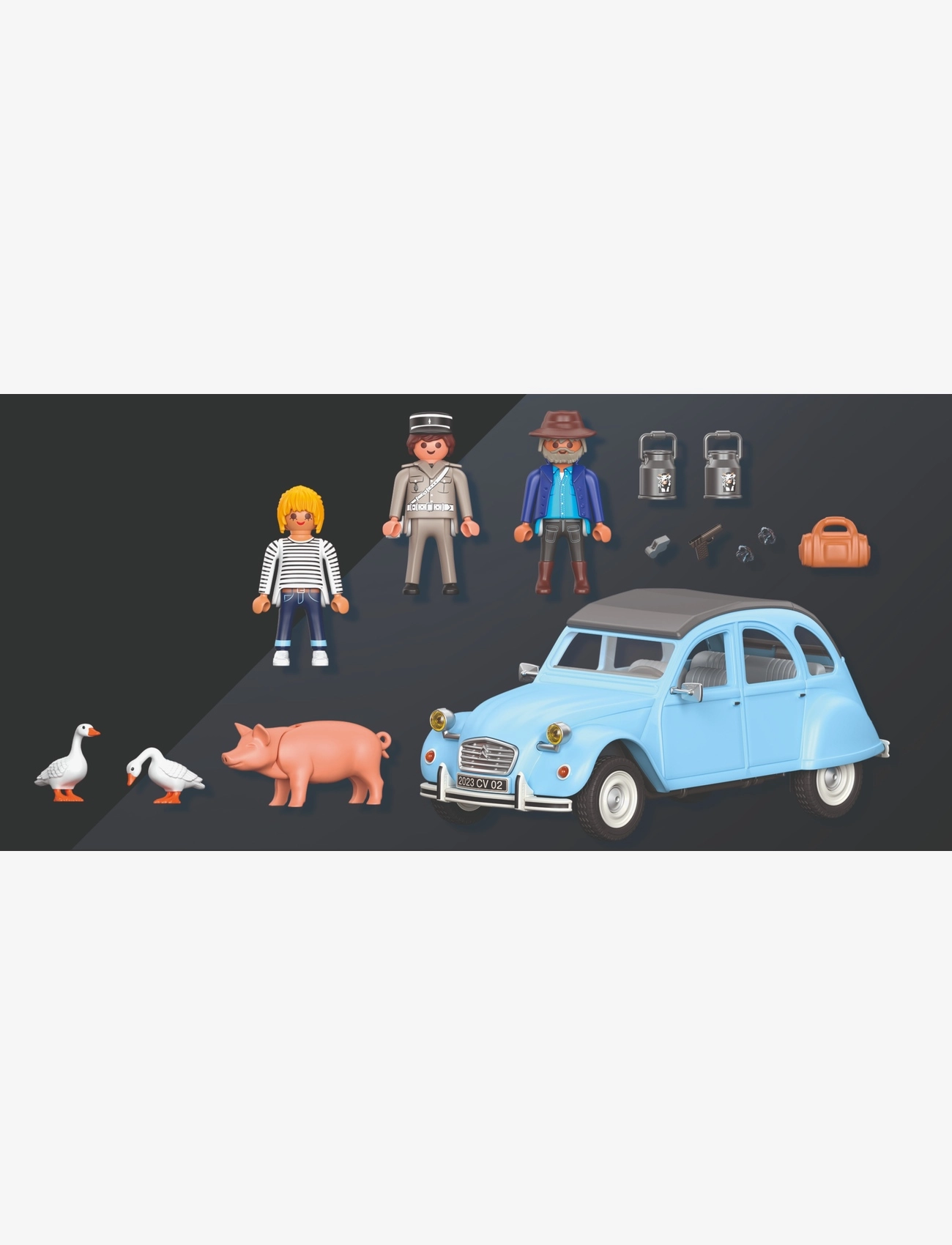 PLAYMOBIL - PLAYMOBIL Classic Cars Citroën 2CV - 70640 - playmobil cars - multicolored - 5