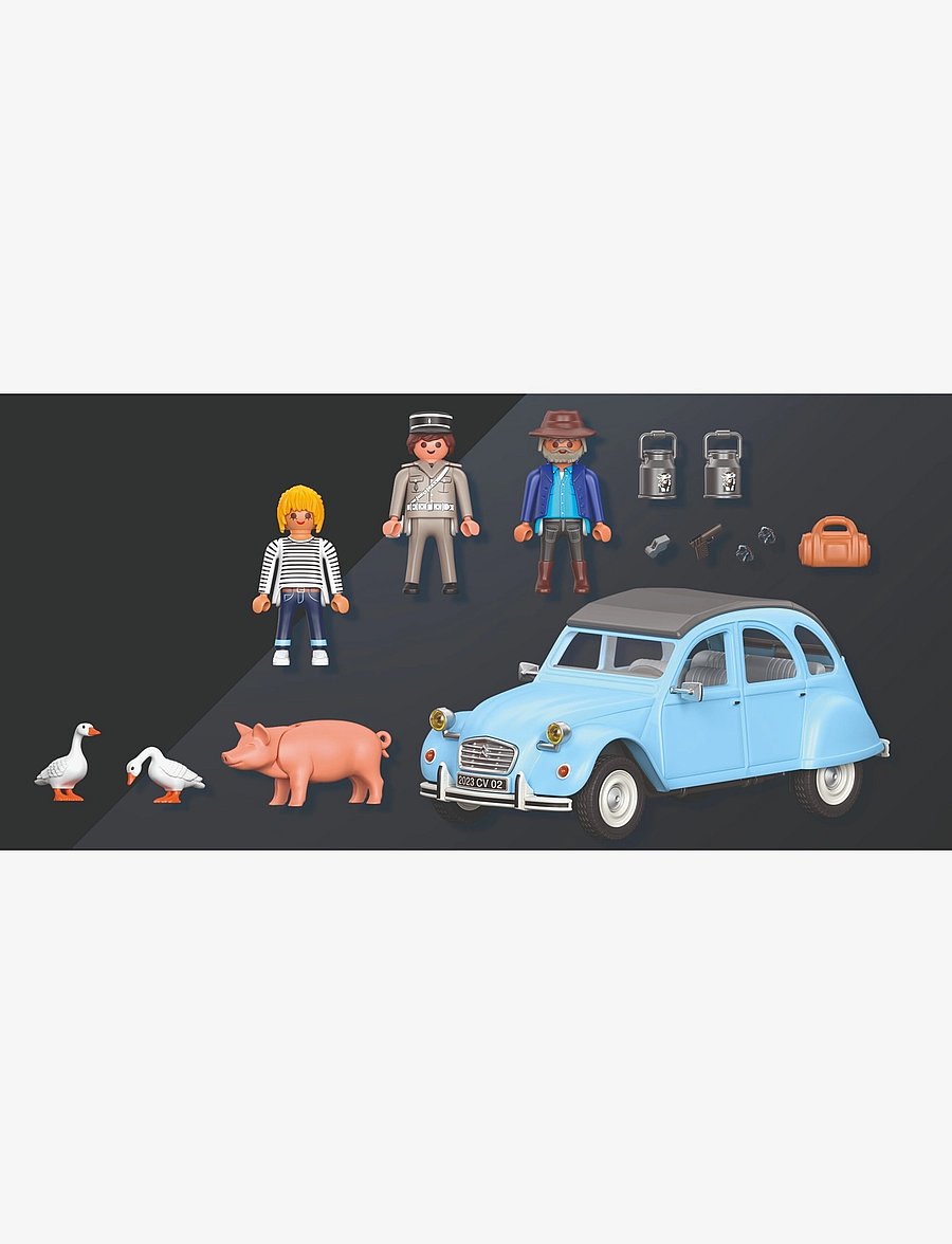 PLAYMOBIL - PLAYMOBIL Classic Cars Citroën 2CV - 70640 - playmobil cars - multicolored - 5
