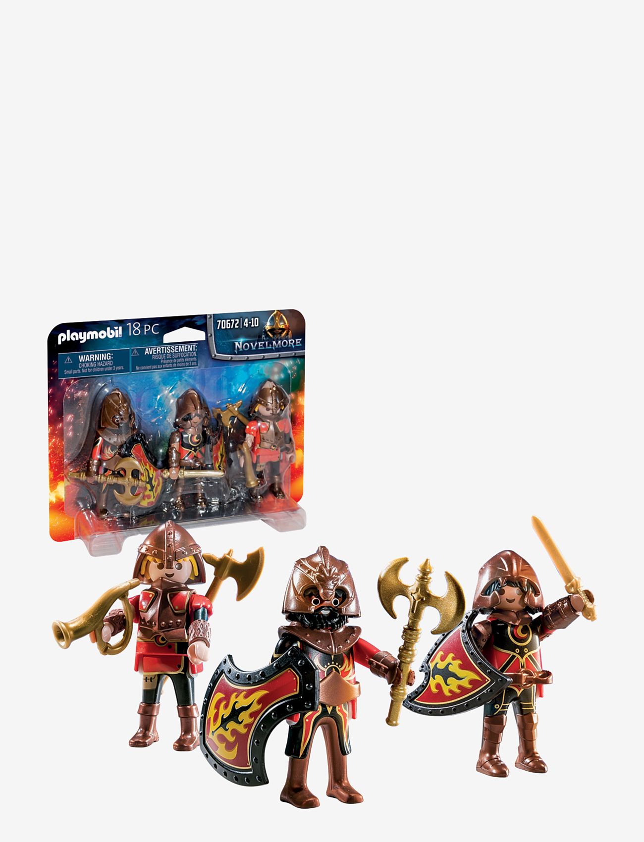 PLAYMOBIL - PLAYMOBIL Novelmore 3er sæt Burnham Raiders - 70672 - playmobil novelmore - multicolored - 2