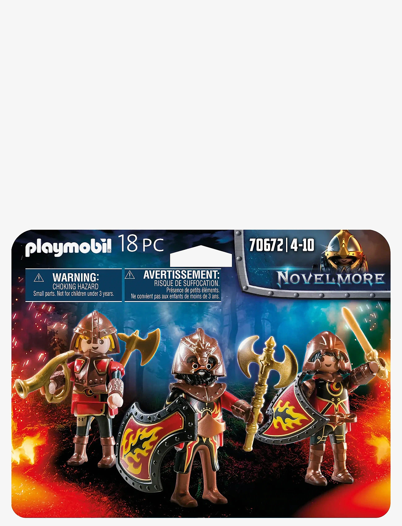PLAYMOBIL - PLAYMOBIL Novelmore 3er sæt Burnham Raiders - 70672 - playmobil novelmore - multicolored - 4