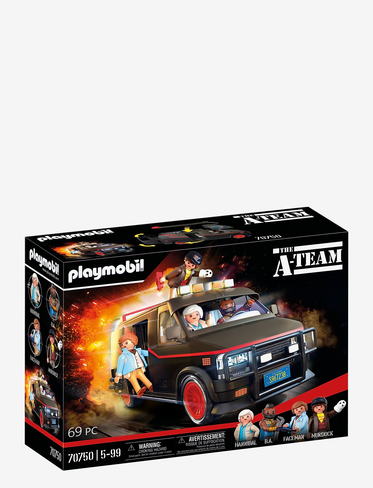 PLAYMOBIL - PLAYMOBIL Movie Cars A-Team bussen - 70750 - bursdagsgaver - multicolored - 1
