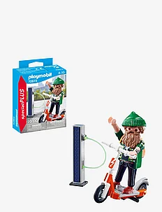 PLAYMOBIL Special Plus Hipster med elscooter - 70873, PLAYMOBIL