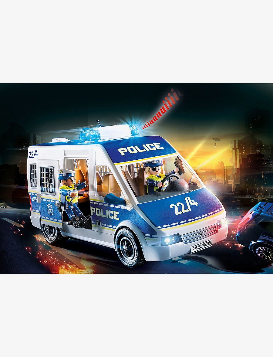 PLAYMOBIL - PLAYMOBIL City Action Police Van with Lights and Sound - 70899 - multicolored - 1
