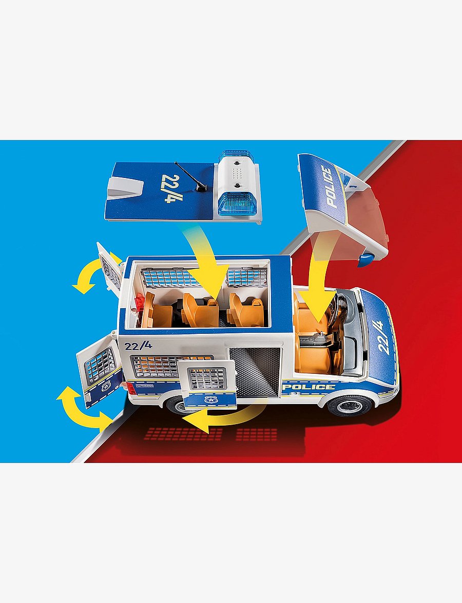 PLAYMOBIL - PLAYMOBIL City Action Police Van with Lights and Sound - 70899 - multicolored - 2