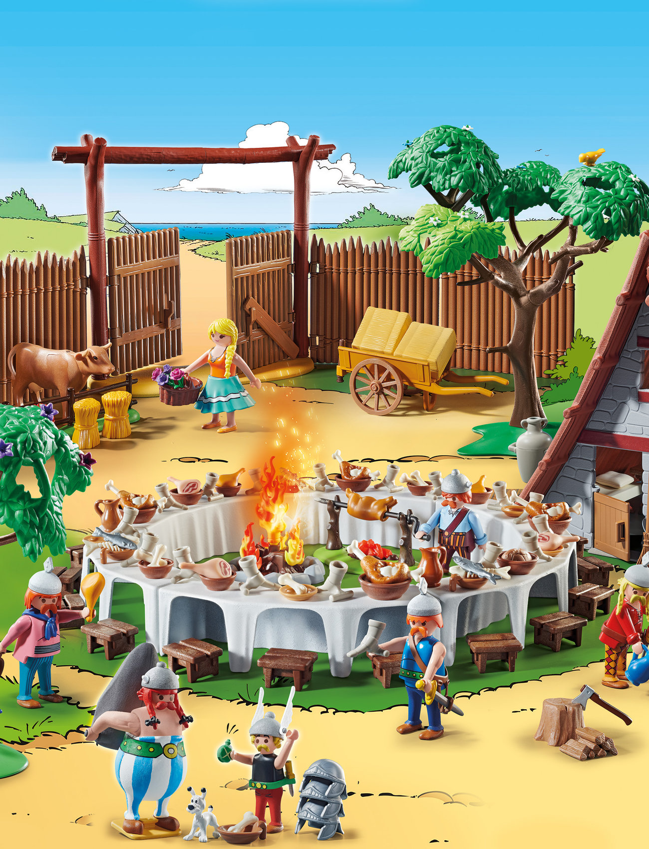 PLAYMOBIL - PLAYMOBIL Asterix: Den store landsbyfesten - 70931 - bursdagsgaver - multicolored - 1