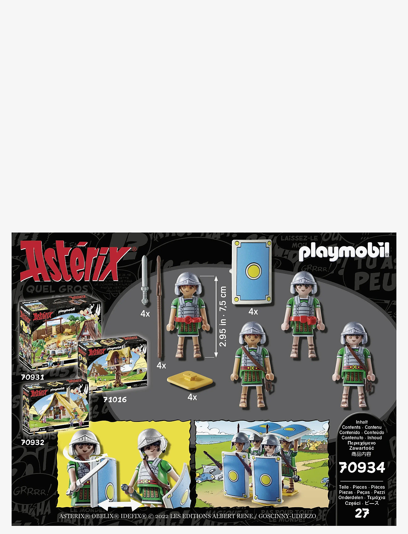 PLAYMOBIL - PLAYMOBIL Asterix: Romerska trupper - 70934 - multicolored - 3