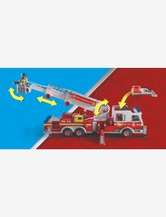 PLAYMOBIL - PLAYMOBIL City Action US Fire Engine with Tower Ladder - 70935 - playmobil city action - multicolored - 1