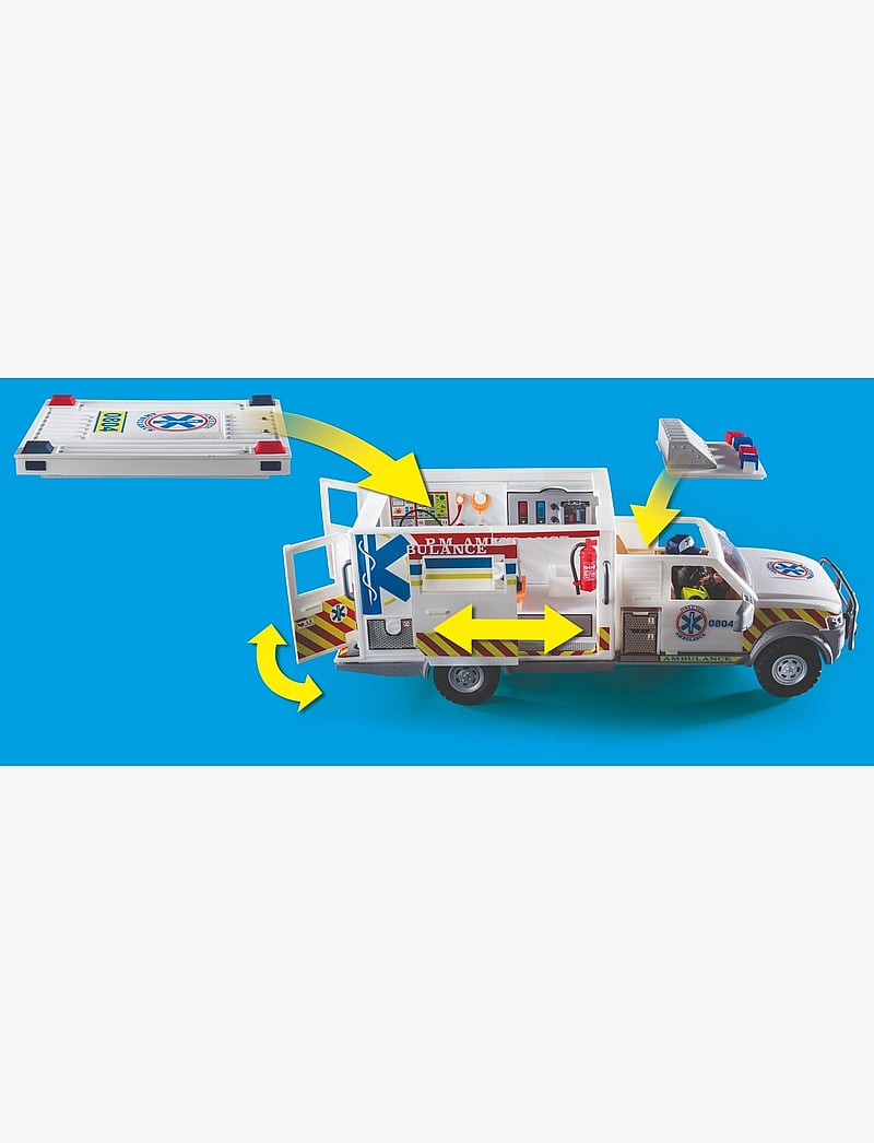 PLAYMOBIL Playmobil City Action Us Ambulance With Lights And Sound