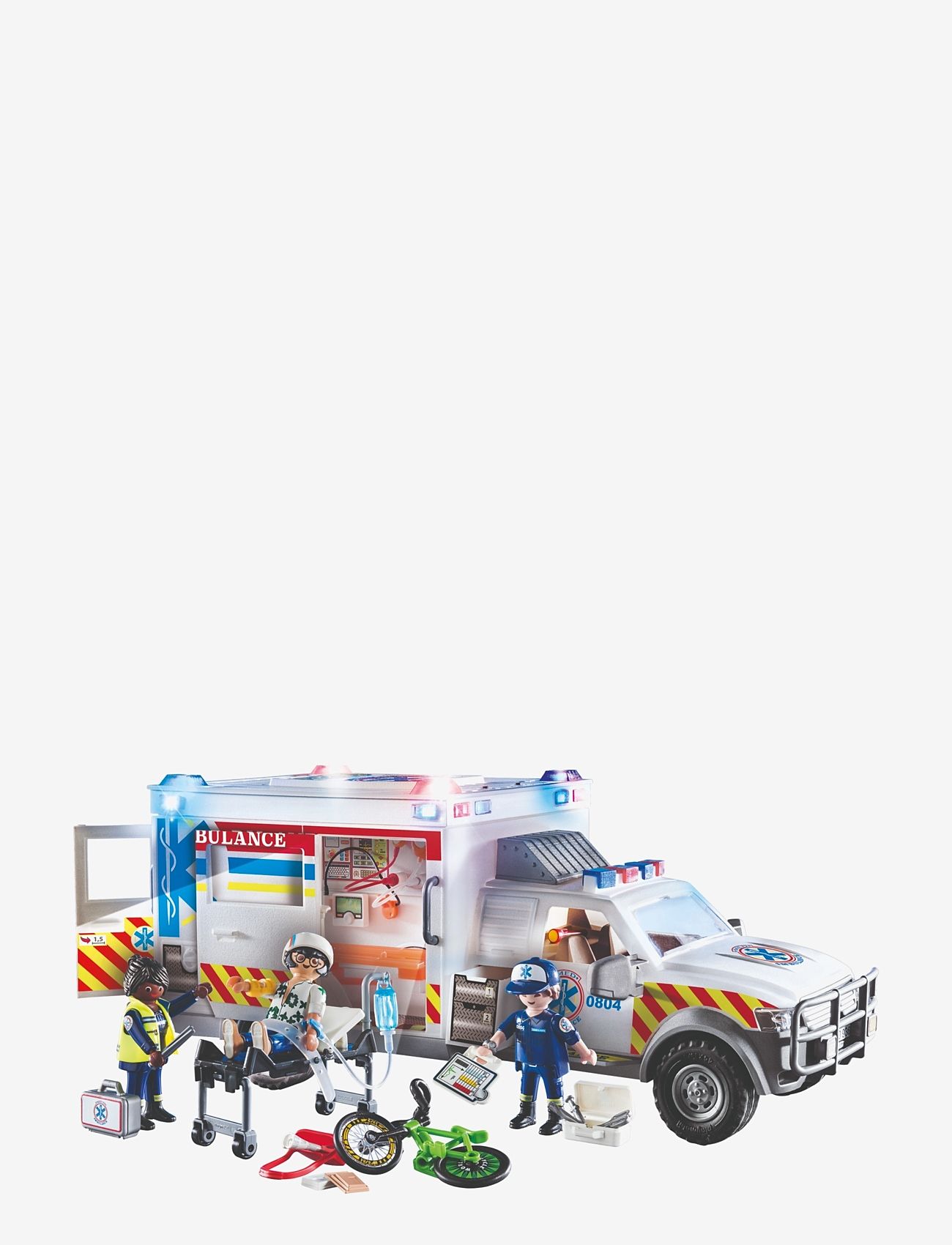 PLAYMOBIL - PLAYMOBIL City Action Räddningsfordon: US Ambulans - 70936 - playmobil city action - multicolored - 3