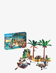 PLAYMOBIL - PLAYMOBIL Pirates Pirate Treasure Island with Skeleton - 70962 - de laveste prisene - multicolored - 0