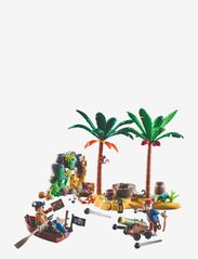 PLAYMOBIL - PLAYMOBIL Pirates Pirate Treasure Island with Skeleton - 70962 - laveste priser - multicolored - 3