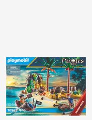 PLAYMOBIL - PLAYMOBIL Pirates Pirate Treasure Island with Skeleton - 70962 - laveste priser - multicolored - 7