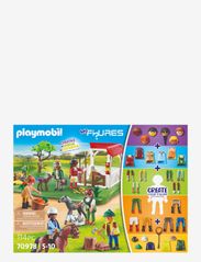 PLAYMOBIL - PLAYMOBIL My Figures: Hestestutteriet - 70978 - laveste priser - multicolored - 6