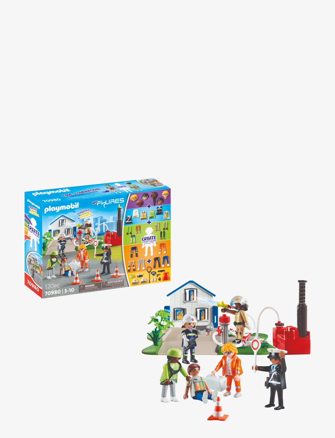 PLAYMOBIL Playmobil My Figures: Redningsmission - 70980, One Size, Multi/patterned, Playmobil Legetøj > Playmobil Figures, Børn