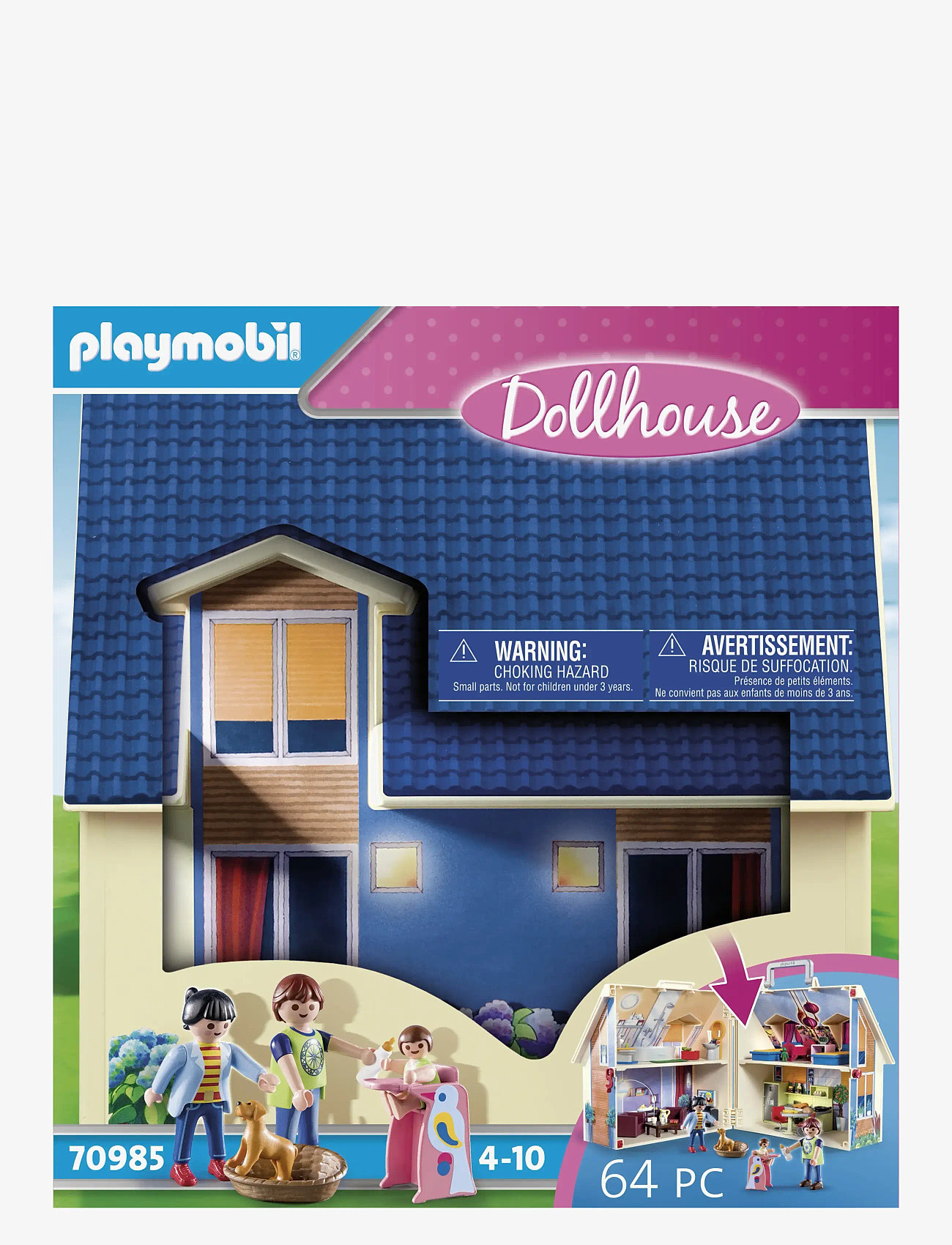 PLAYMOBIL - PLAYMOBIL Dollhouse Mitt bärbara dockhus - 70985 - playmobil dollhouse - multicolored - 1