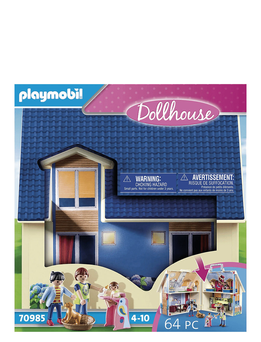 PLAYMOBIL - Take Along Dollhouse - playmobil dollhouse - multicolored - 1