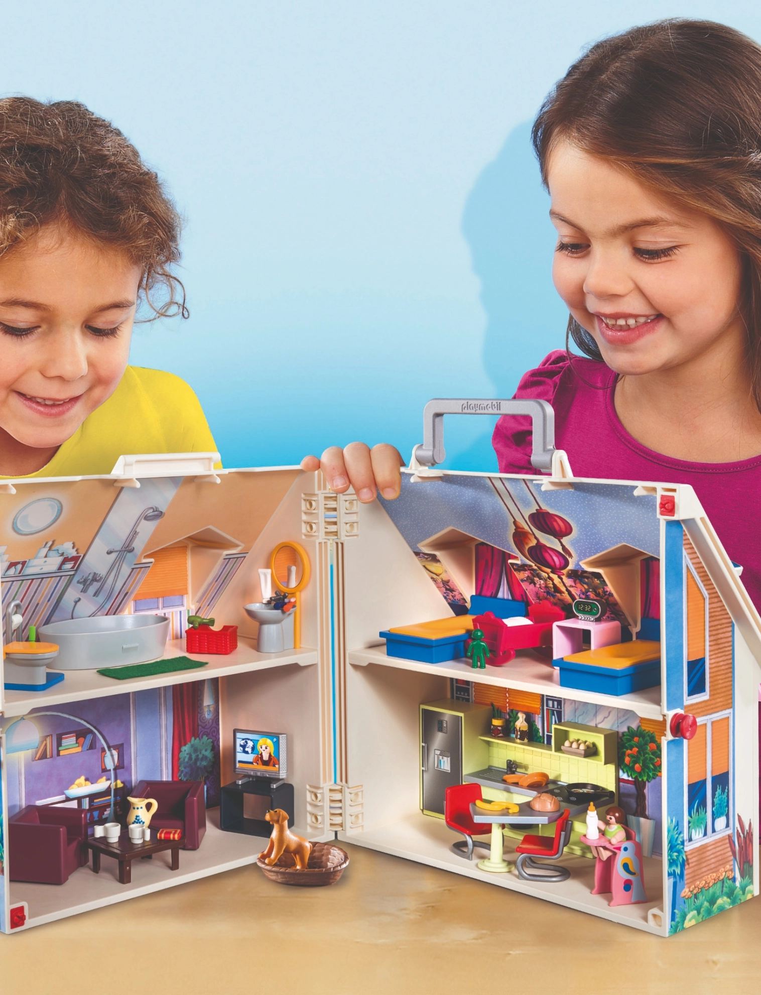 PLAYMOBIL - PLAYMOBIL Dollhouse Mit tag-med-dukkehus - 70985 - playmobil dollhouse - multicolored - 0