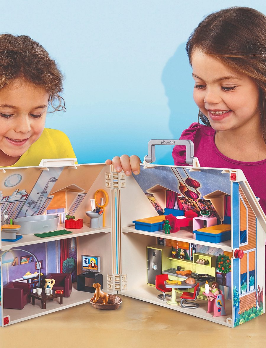 PLAYMOBIL - Take Along Dollhouse - playmobil dollhouse - multicolored - 0