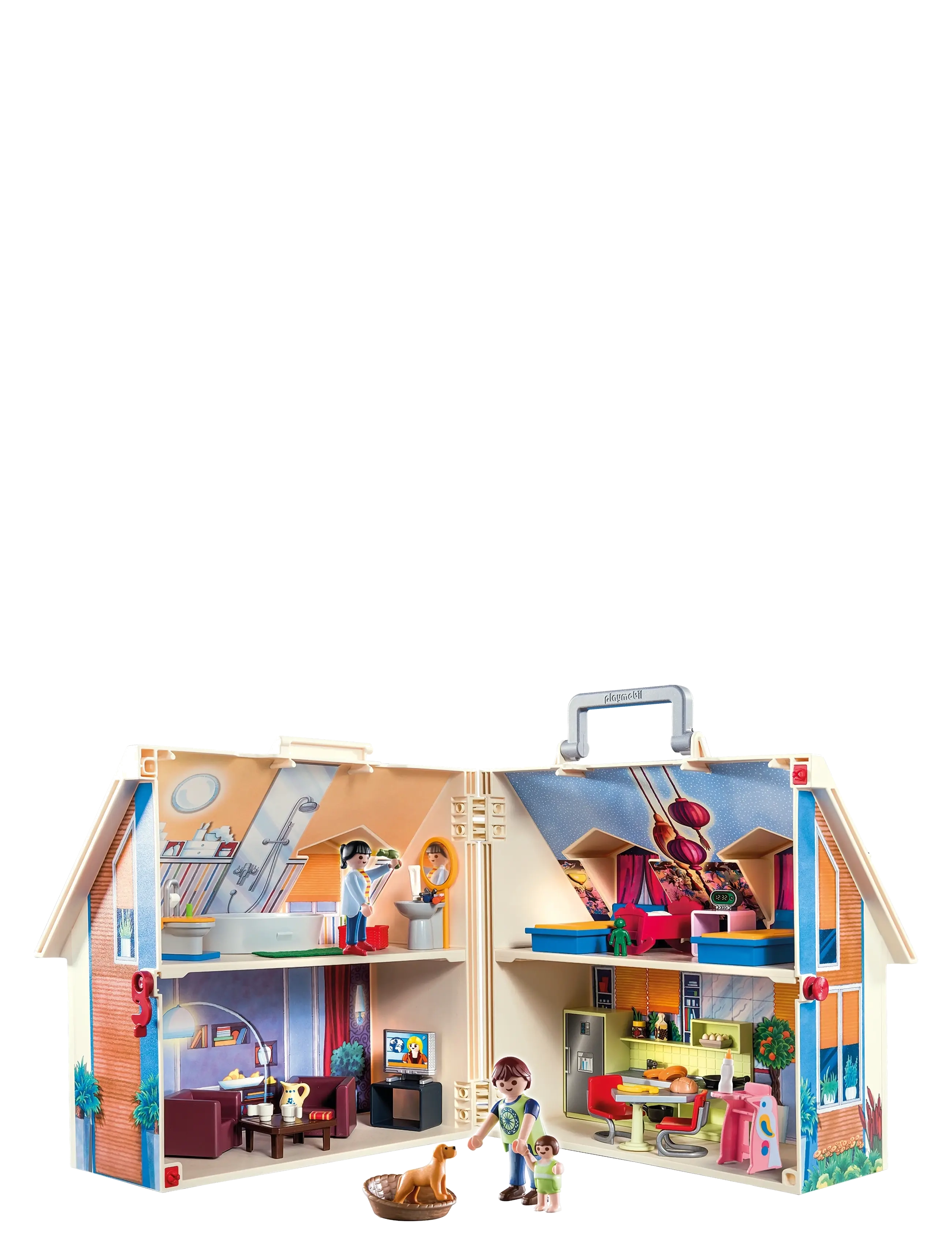 PLAYMOBIL - PLAYMOBIL Dollhouse Mit tag-med-dukkehus - 70985 - playmobil dollhouse - multicolored - 4