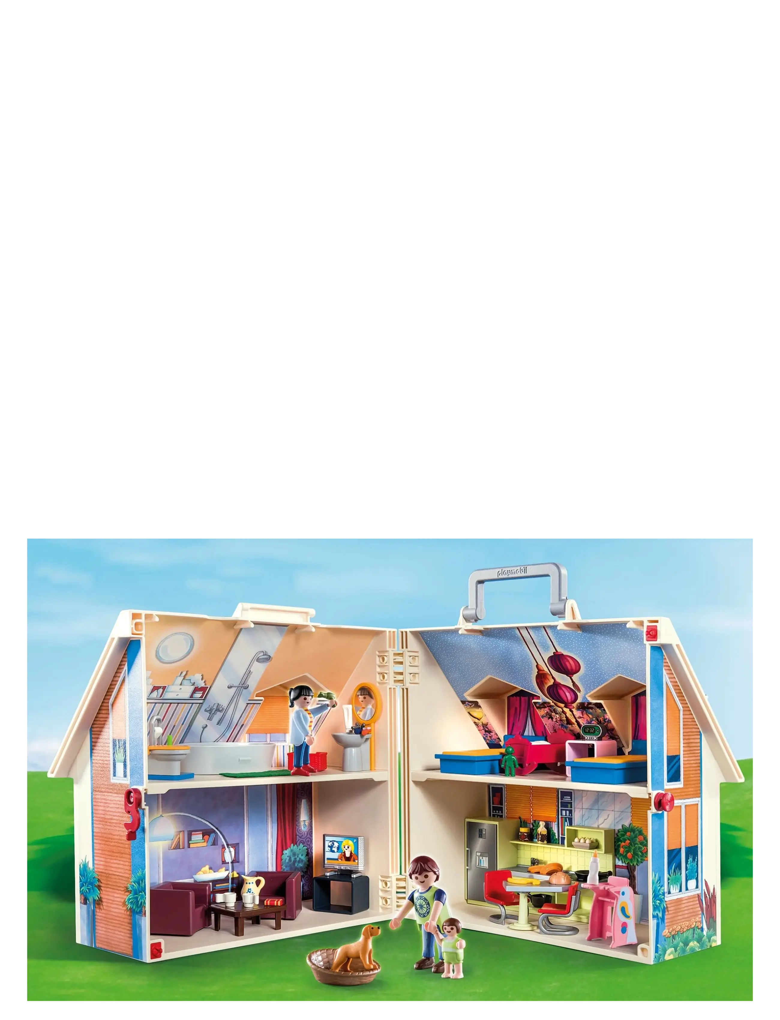 PLAYMOBIL - PLAYMOBIL Dollhouse Mit tag-med-dukkehus - 70985 - playmobil dollhouse - multicolored - 5