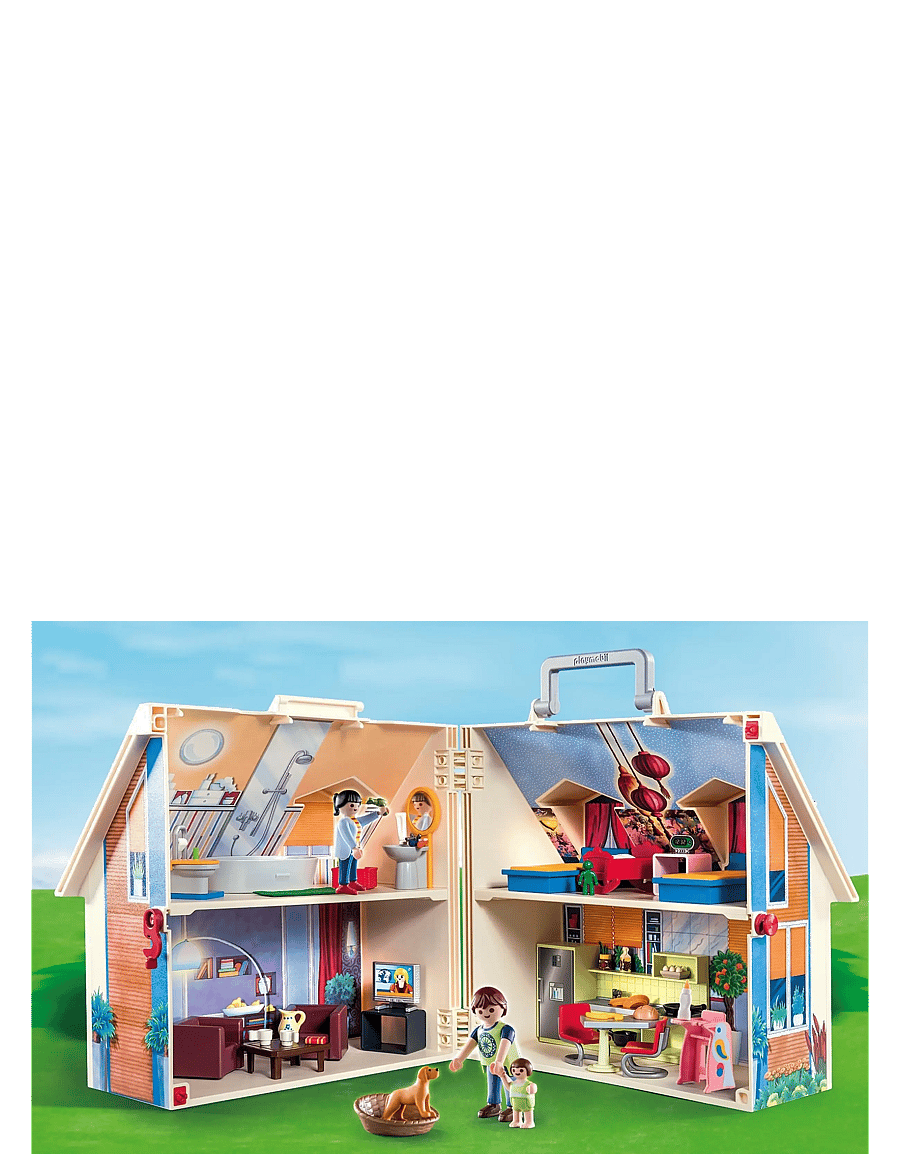 PLAYMOBIL - Take Along Dollhouse - playmobil dollhouse - multicolored - 5