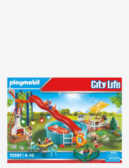 PLAYMOBIL - PLAYMOBIL City Life Poolparty med rutsjebane - 70987 - playmobil city life - multicolored - 6