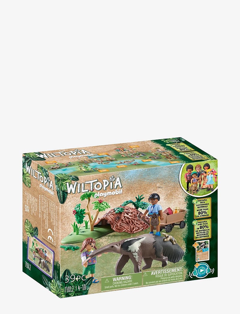 PLAYMOBIL - PLAYMOBIL Wiltopia Anteater Care - 71012 - playmobil wiltopia - multicolored - 0