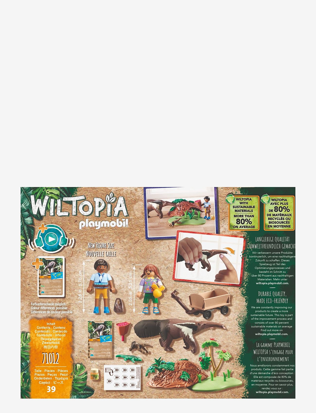 PLAYMOBIL - PLAYMOBIL Wiltopia Pasning af myresluger - 71012 - playmobil wiltopia - multicolored - 2