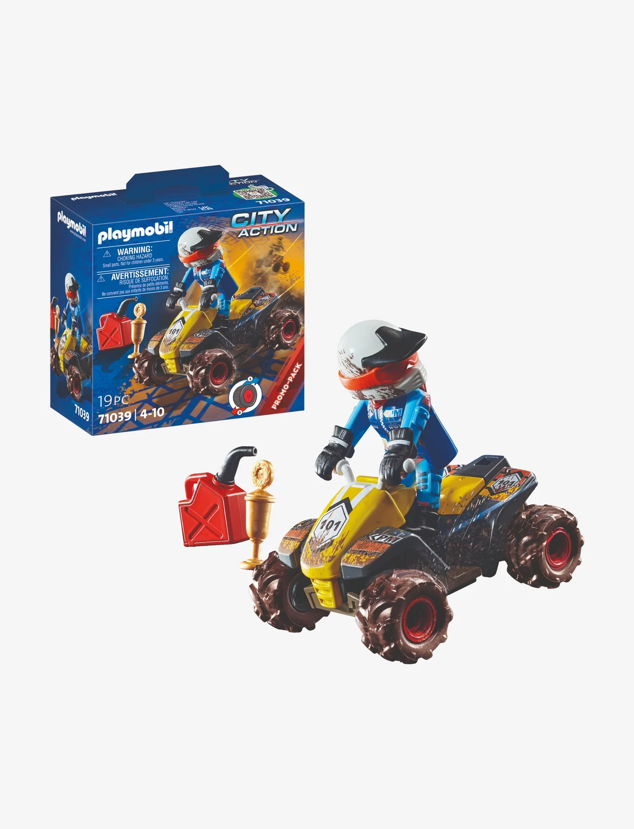 PLAYMOBIL - PLAYMOBIL City Action Offroad-quad - 71039 - playmobil city action - multicolored - 0