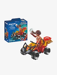 PLAYMOBIL City Action Livredder-firehjuling - 71040, PLAYMOBIL