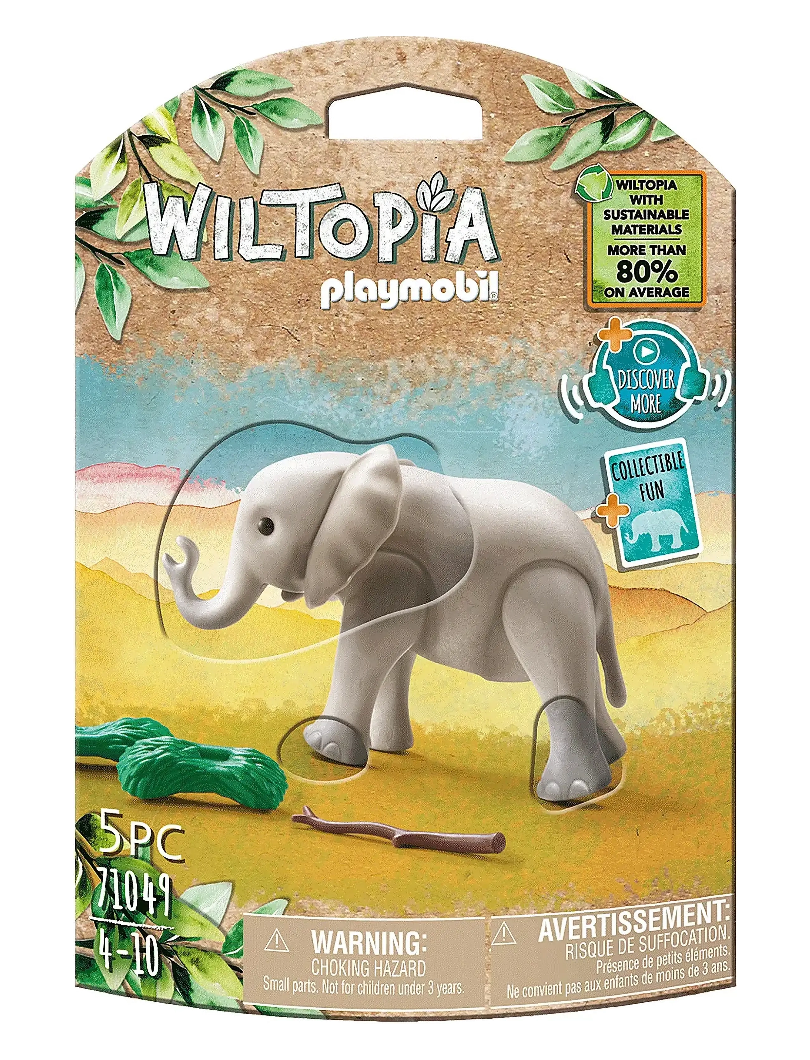 PLAYMOBIL - PLAYMOBIL Wiltopia Baby elefant - 71049 - playmobil wiltopia - multicolored - 1