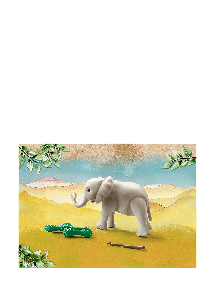 PLAYMOBIL - PLAYMOBIL Wiltopia Young Elephant - 71049 - playmobil wiltopia - multicolored - 2
