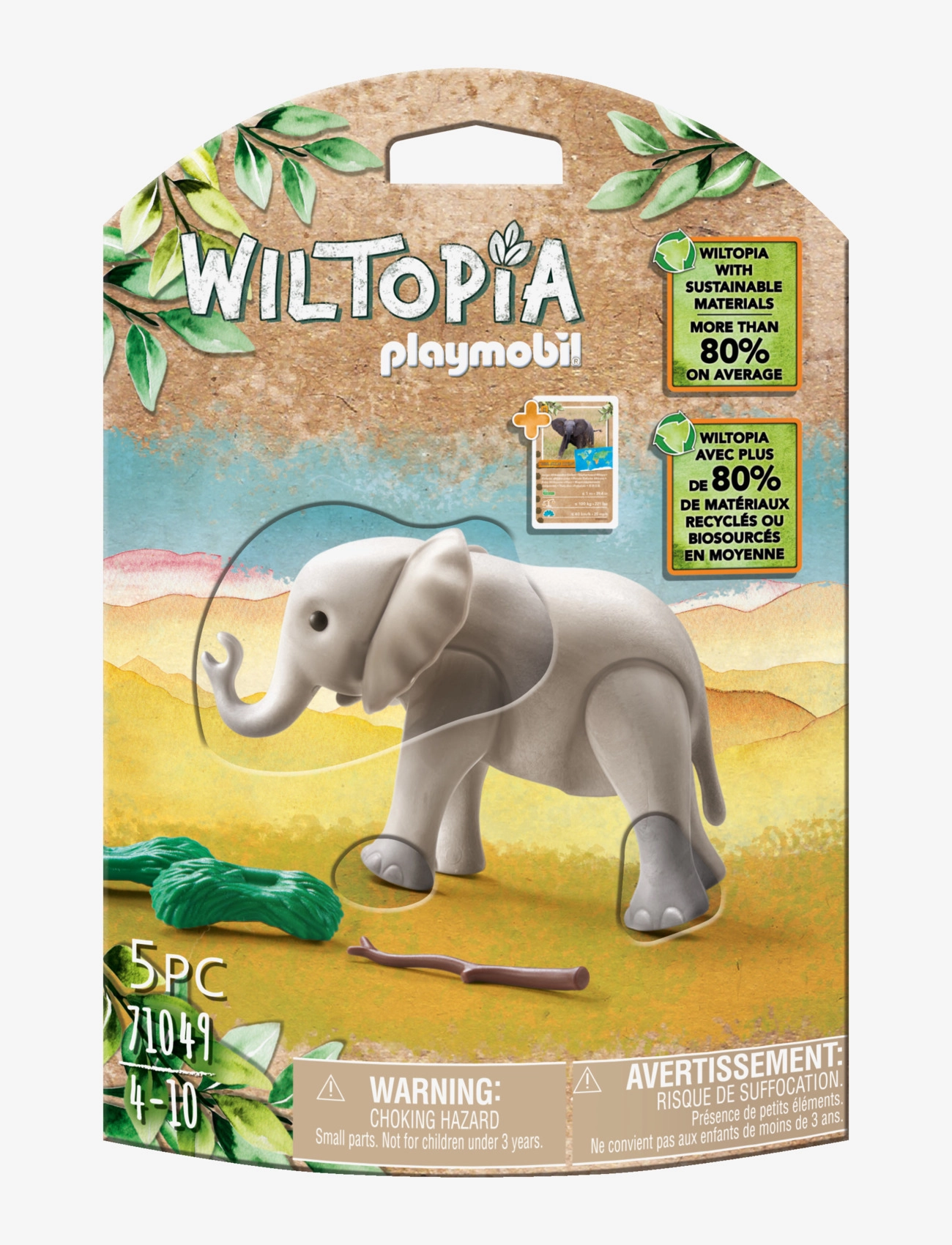 PLAYMOBIL - PLAYMOBIL Wiltopia Baby elefant - 71049 - playmobil wiltopia - multicolored - 3