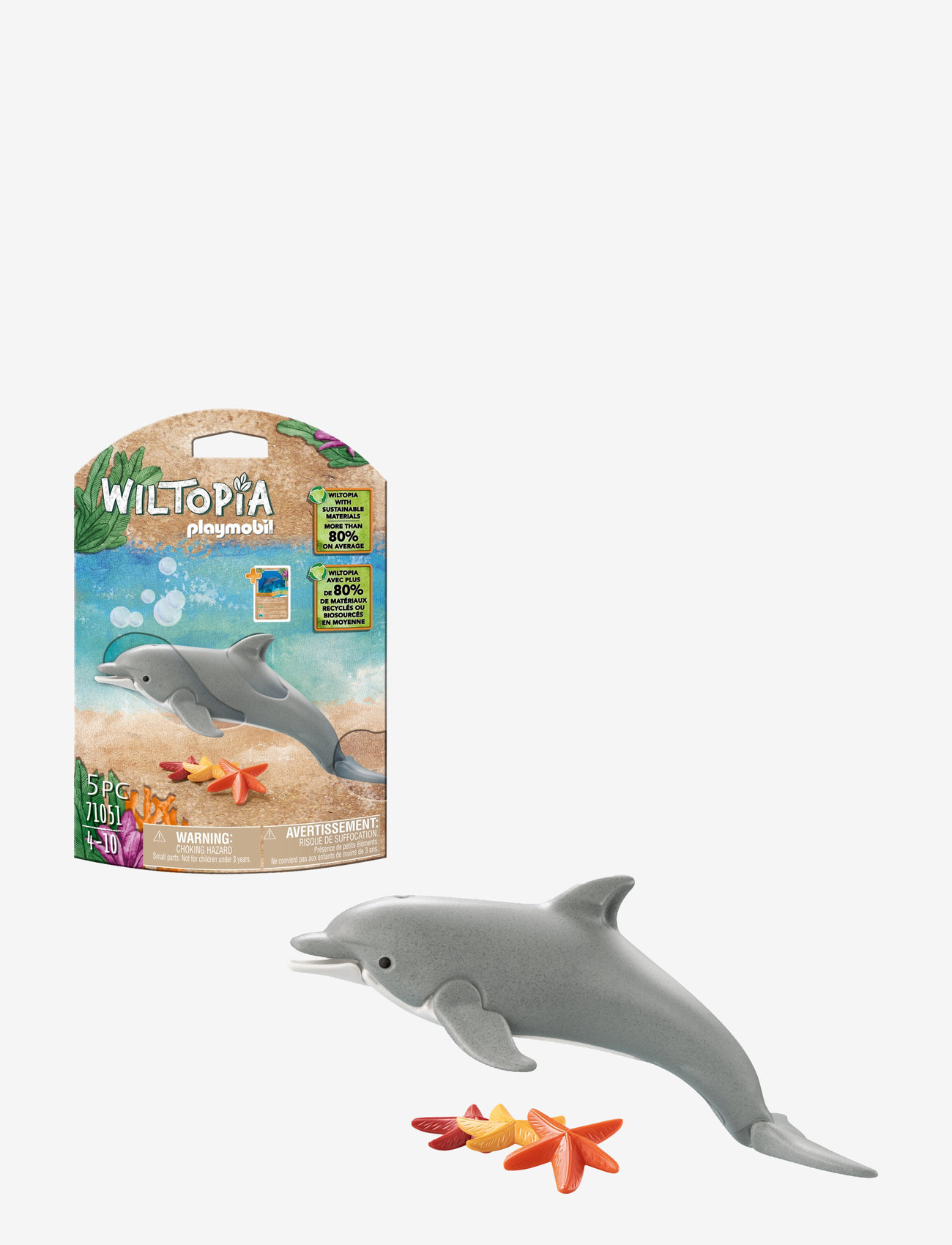 PLAYMOBIL - PLAYMOBIL Wiltopia Delfin - 71051 - playmobil wiltopia - multicolored - 0