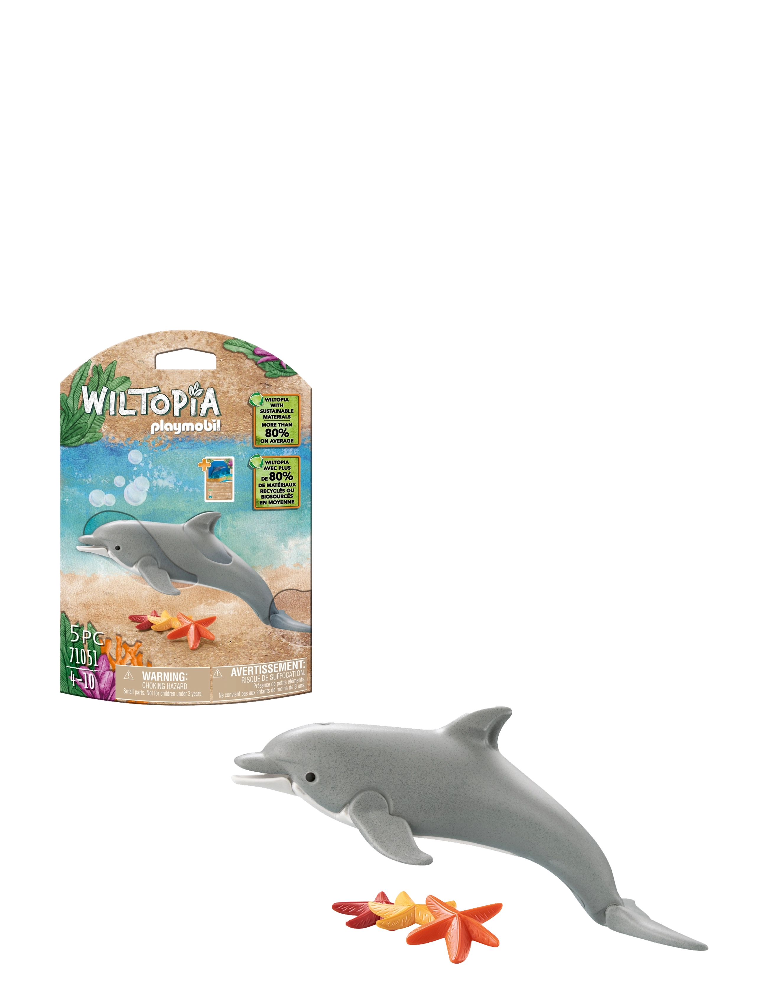 PLAYMOBIL Wiltopia Delfin - 71051 - MULTICOLORED